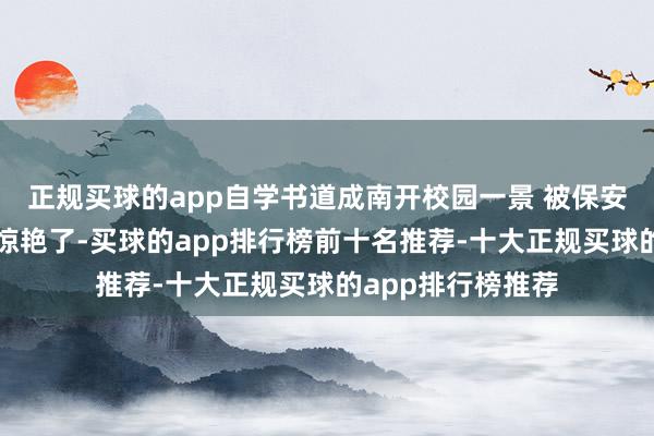 正规买球的app自学书道成南开校园一景 被保安大叔的一手好字惊艳了-买球的app排行榜前十名推荐-十大正规买球的app排行榜推荐