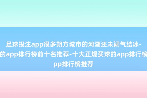 足球投注app很多朔方城市的河湖还未阔气结冰-买球的app排行榜前十名推荐-十大正规买球的app排行榜推荐